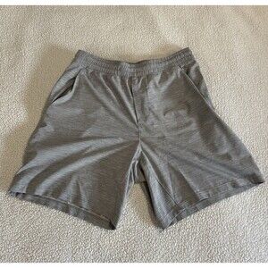 Lululemon Shorts Mens M Gray Pace Breaker Unlined Gym Workout 7” Inseam